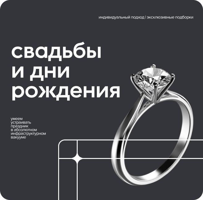 Свадьбы и дни рождения