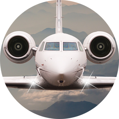 flight by private jet challenger 604