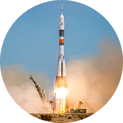 Запуск ракеты на Байконуре