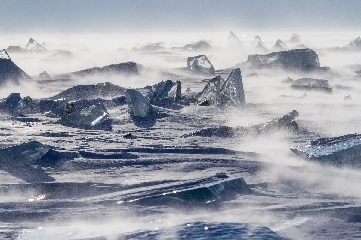 Northern cold. Блок льда.